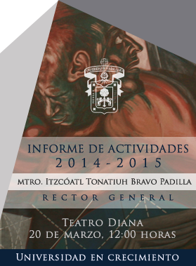Cartel del Informe de Actividades 2014-2015